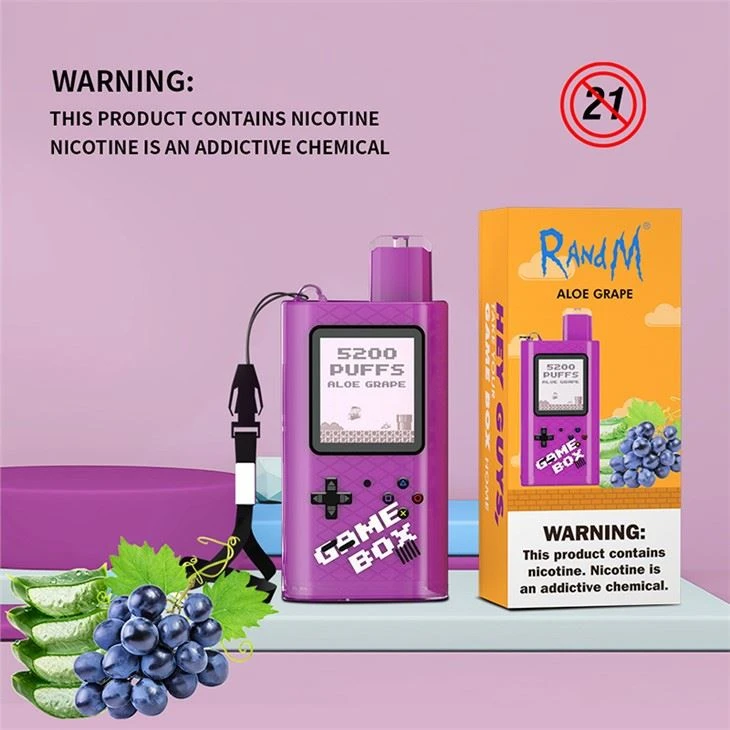 Randm Game Box 5200 Puff Disposable Vape Randm Game Box 5200 Puff Disposable Vape