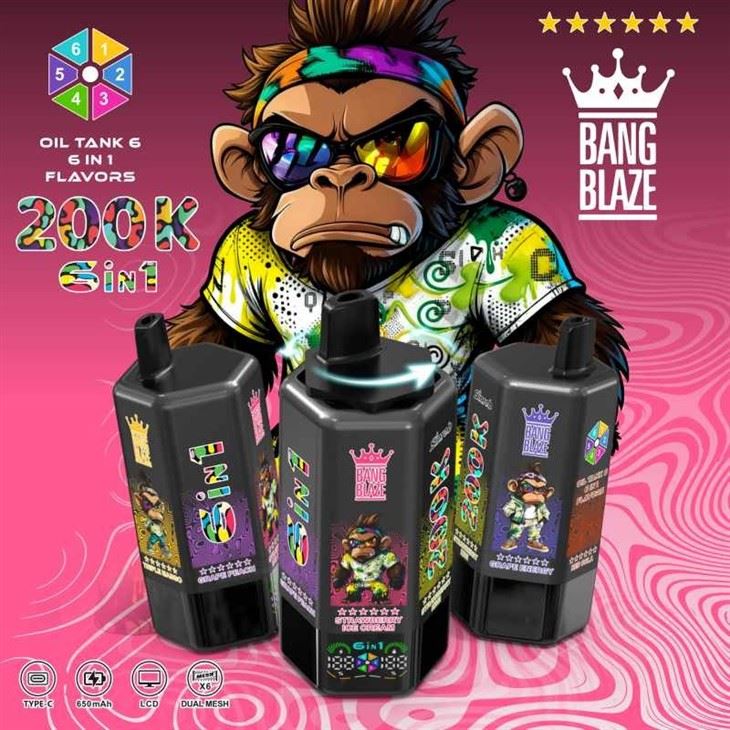 BANG BLAZE 200000 6in1 Flavor manufacturers BANG BLAZE 200000 6in1 Flavor manufacturers