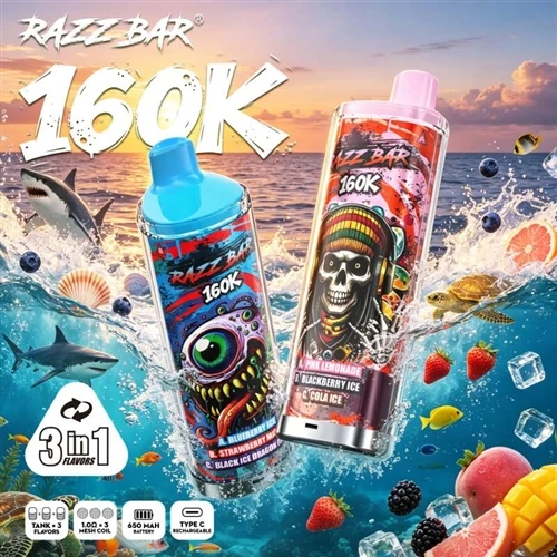 Razz Bar 160K: Kev nkag siab rau E-Kev Txhim Kho Kev Lag Luam Cigarette - Kev...