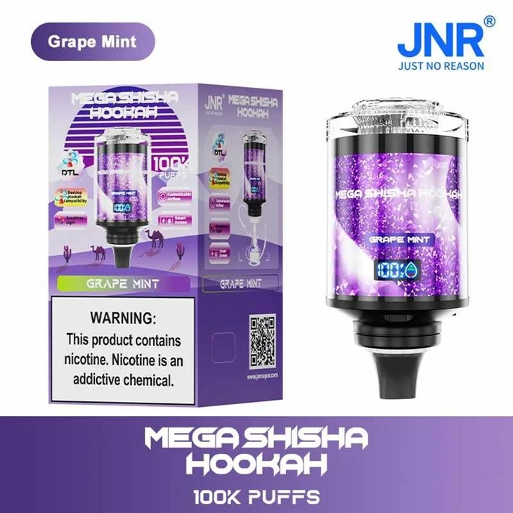 6-Grape-Mint_Mega Shisha Hookah 100K 6-Grape-Mint_Mega Shisha Hookah 100K