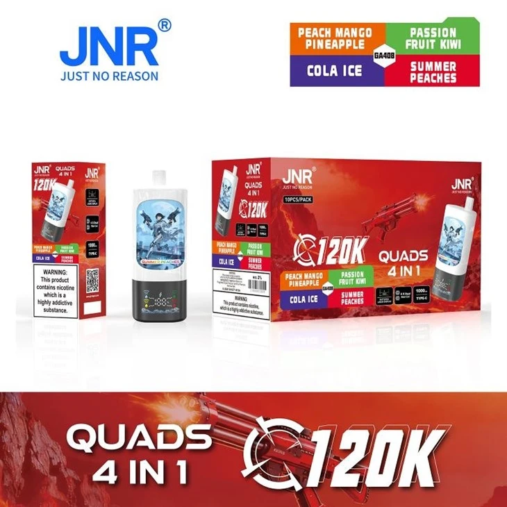 GA408 Tropical Refreshing Flavor Series_JNR QUADS 4IN1 120000 GA408 Tropical Refreshing Flavor Series_JNR QUADS 4IN1 120000