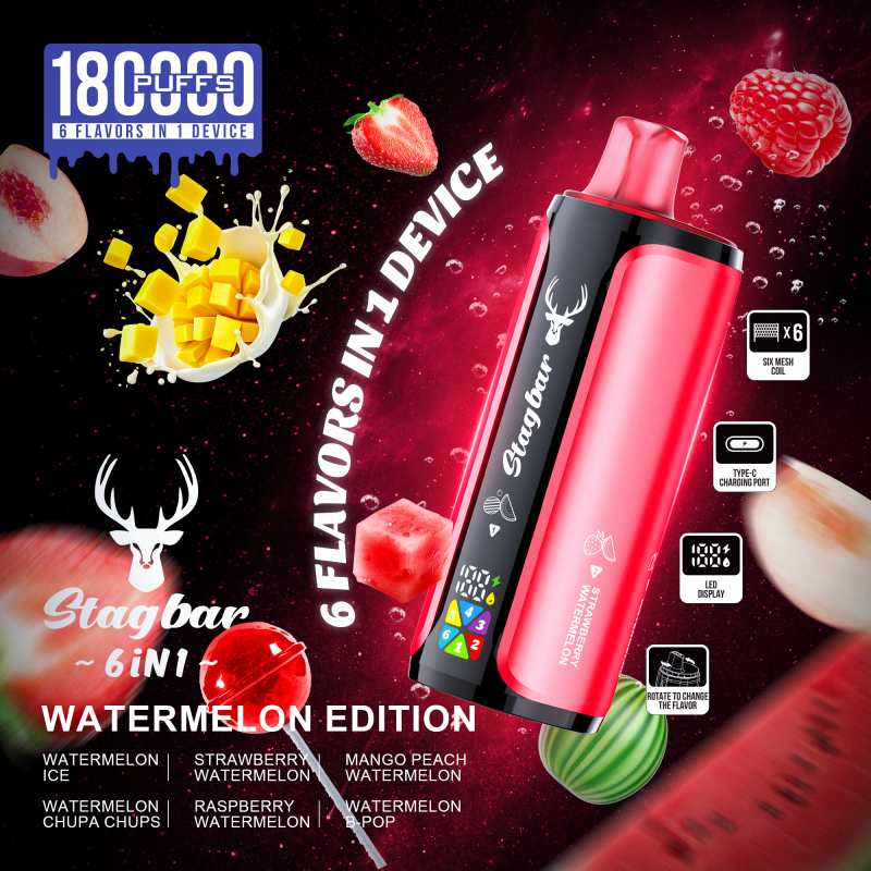 Stag bar 6in1 180000 Puffs Stag bar 6in1 180000 Puffs