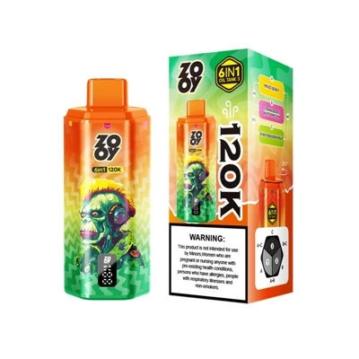 ZOOY 120K 6IN1: Premium Multi-flavor Disposable E-cigarettes For High-muaj pe...