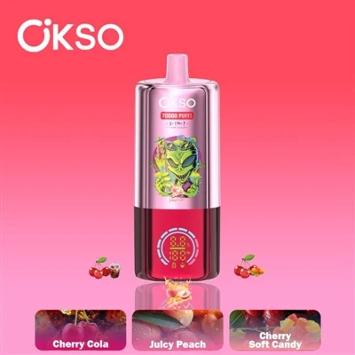 OKSO 3IN1 70000 PUFF: Lub Flagship Disposable E- luam yeeb tsim los rau lub p...