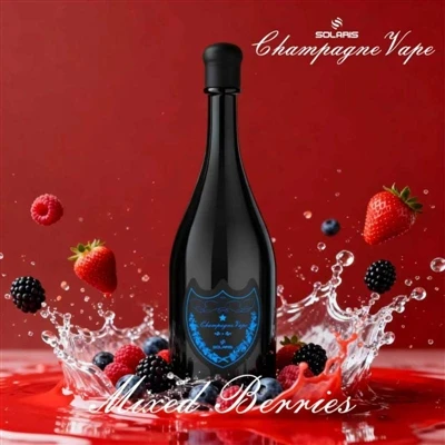 SOLARIS Champagne 30000 Puffs 30K E-luam yeeb: Lwm Cov Lus Teb Kom Ua Siab Pu...