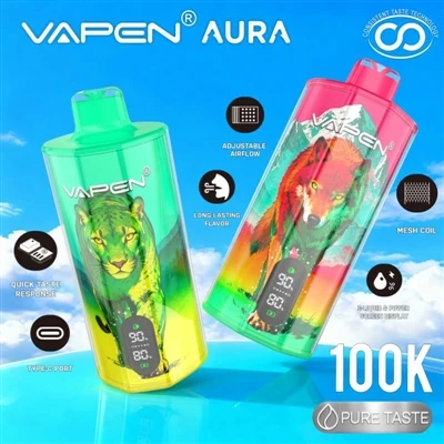 VAPEN AURA 100K: Thaum 'tso pov tseg' Tsis Muaj Kev Teeb Meem