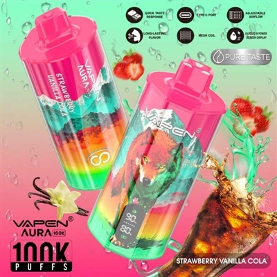 VAPEN AURA 100K PUFFS - Qhov kawg Gadget Rau Cov Hluas