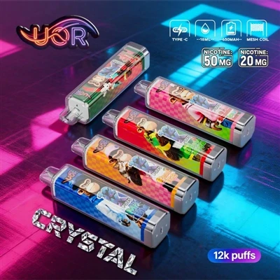 UOR CRYSTAL 12K: Kev Paub Txog Kev Ua Haujlwm hauv Kev Pov Hwm Vape