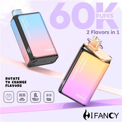 HIFANCY TWINS MAX 60K - Ob Chav Flavor Explosion, Koj saj Taug txuj kev nyuaj...