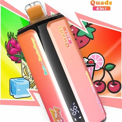 BANG KING Quads 4IN1 250K: Ib Plaub-Compartment Revolution in Disposable Elec...