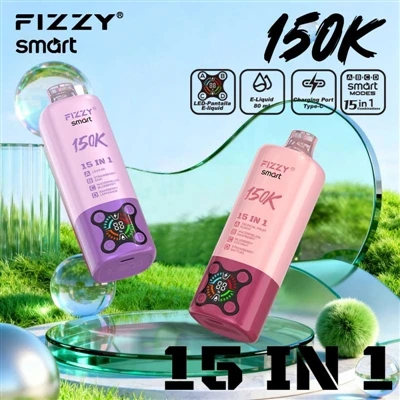 FIZZY SMART 150K 15 IN 1: Ib qho khoom siv, kaum tsib Flavors - E- luam yeeb ...