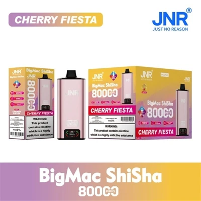 JNR Big Mac Shisha 80000: Redefining The High -Vapor Disposable Vape Experience