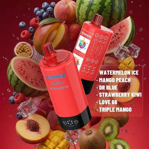 Airmez 12-in-1 300K: Thaum Ib Vape Ib Leeg Muaj 12 Cov Kev Paub Sib Txawv, Vi...