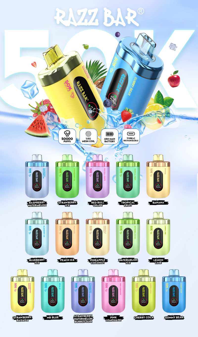 RAZZ BAR 50K taste RAZZ BAR 50K taste