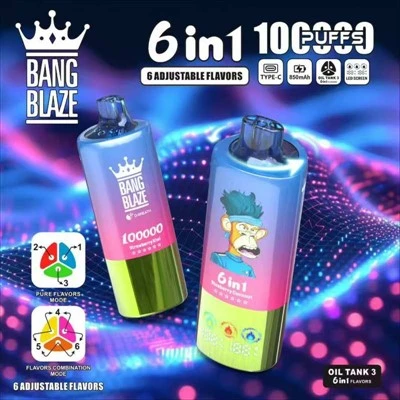 Bang Blaze 6 hauv 1 100 k