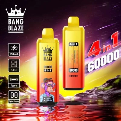 Bang Blaze 60000 Puffs 4 hauv 1 Qab Vape