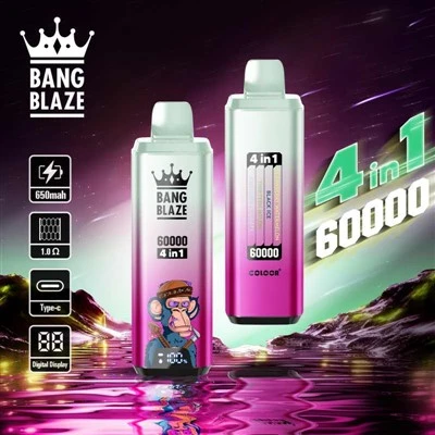 Bang Blaze 60000 Puffs 4 hauv 1 tsw
