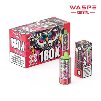 Waspe Crystal 8 hauv 1 180000 Puffs