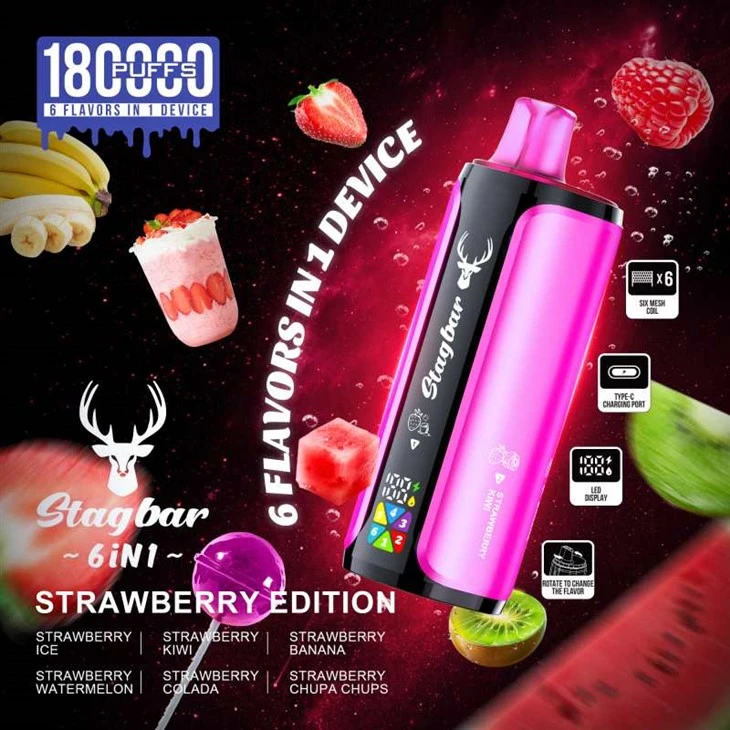 StagBar 6in1 180K Puffs Vap