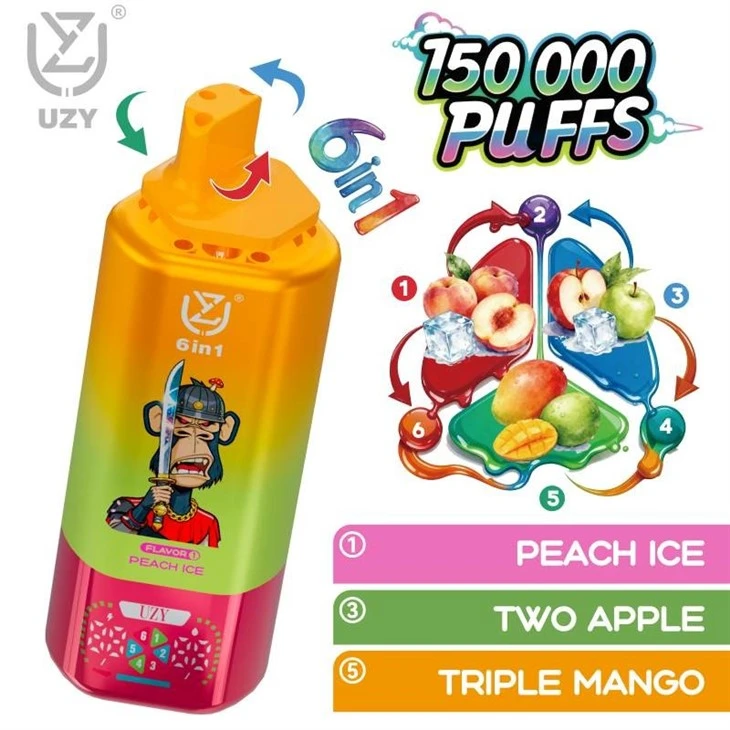 UZY 6 in 1 150K Puffs Vape best UZY 6 in 1 150K Puffs Vape best
